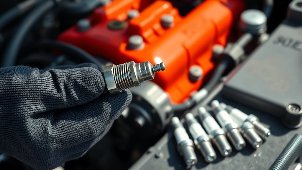 change spark plugs carefully