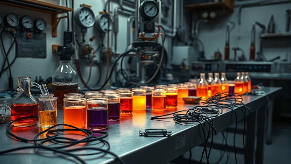 combustion of chemical propellants