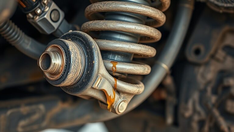 damaged shock absorber vibrations