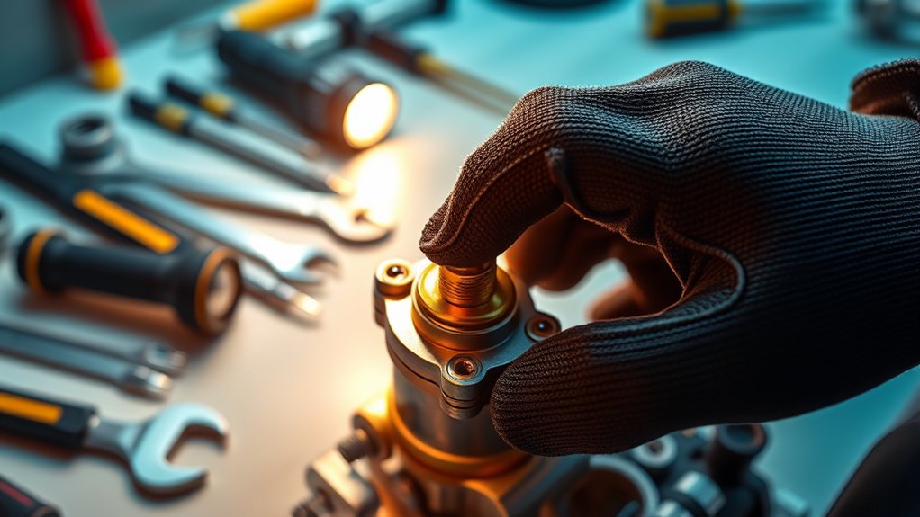 gather tools and prepare safely