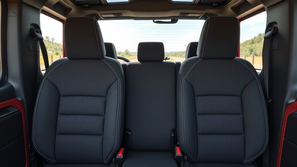 jeep wrangler seating capacity
