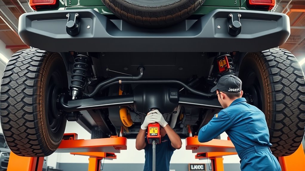 positioning the jl lifting points