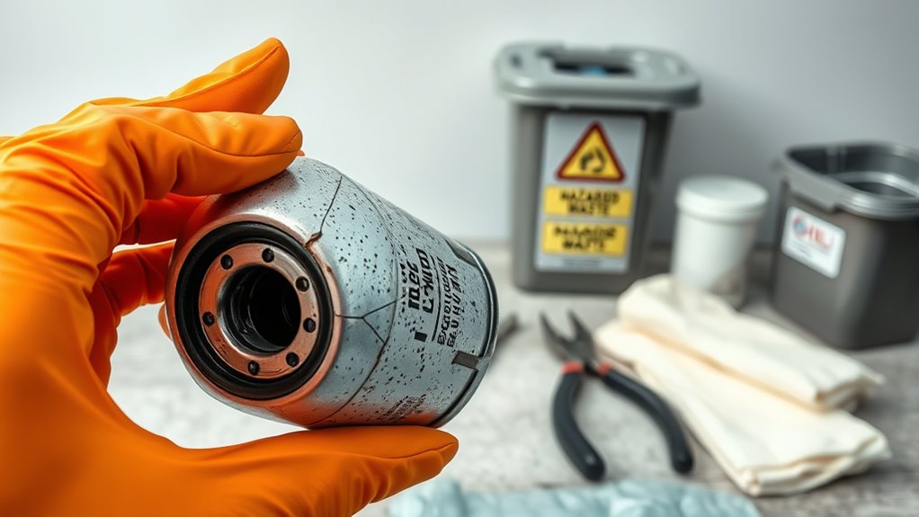 recycle filters to protect environment