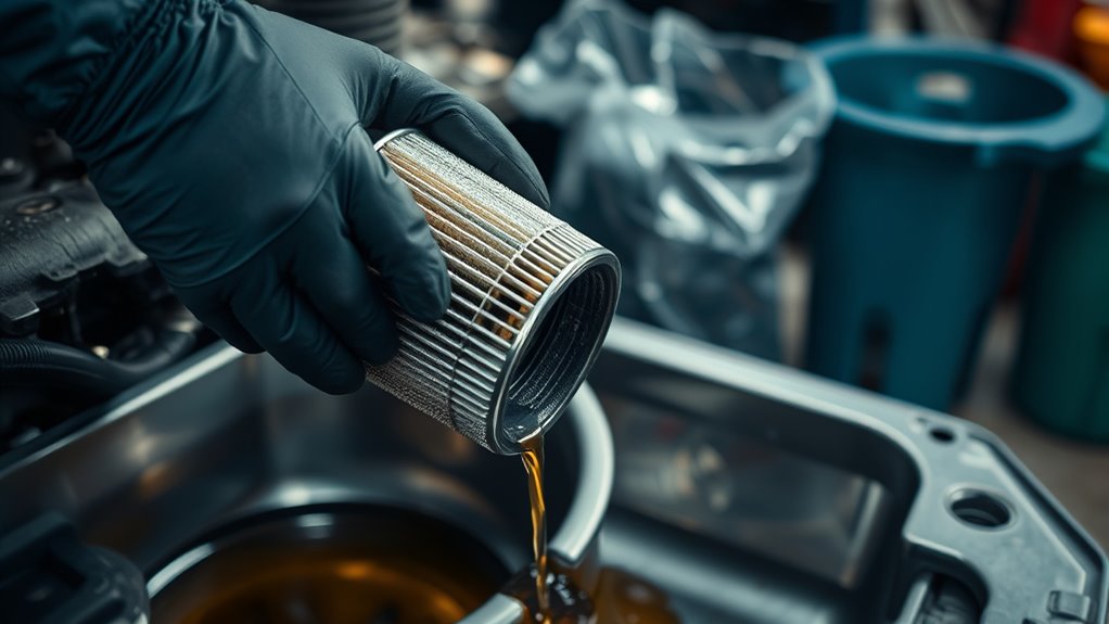 recycle used oil filters