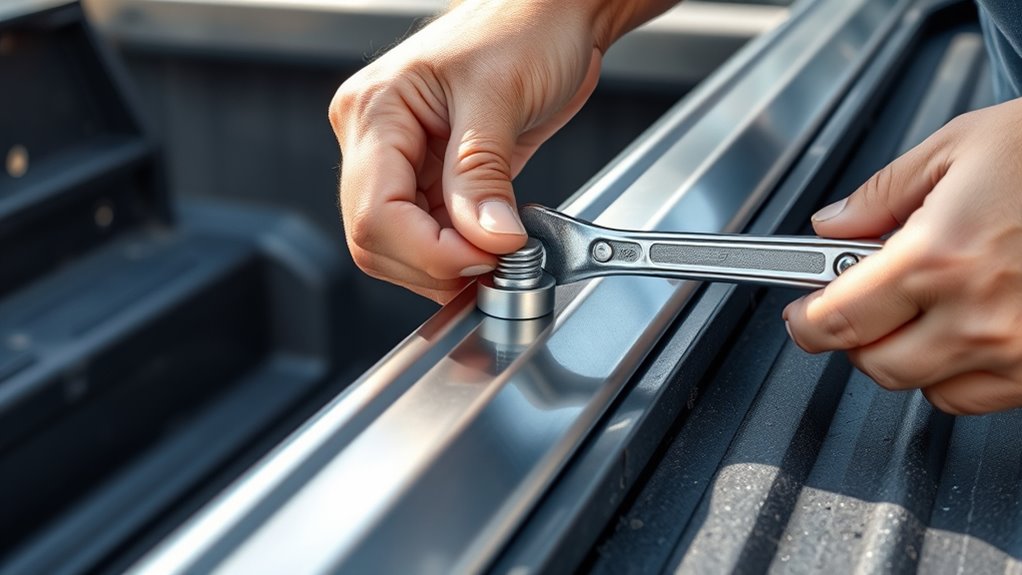 removing tonneau rails