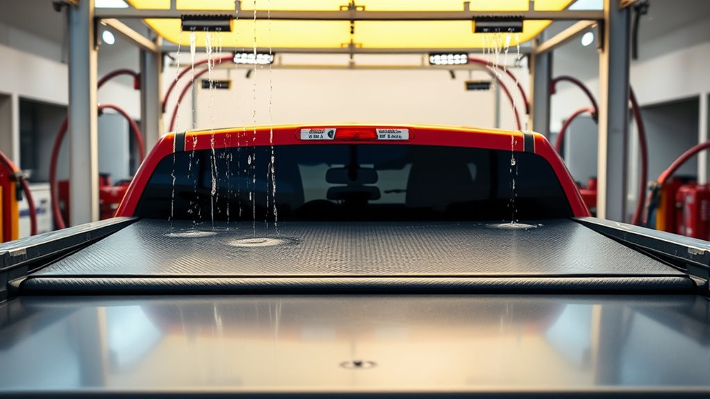 roll cover carefully during car wash