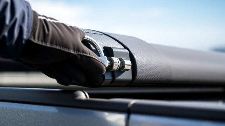 securely lock tonneau cover