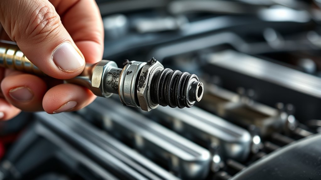 spark plug blackening causes