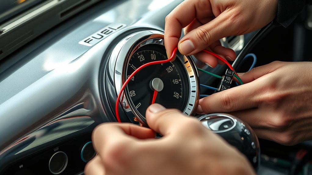 wiring fuel gauge steps